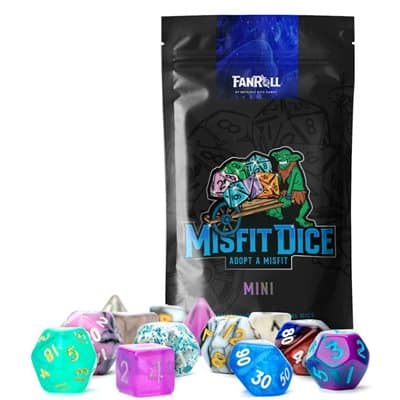 Fanroll Mini Misfit Mystery Dice - A Muse N Games